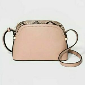 Pink Dome Crossbody Purse